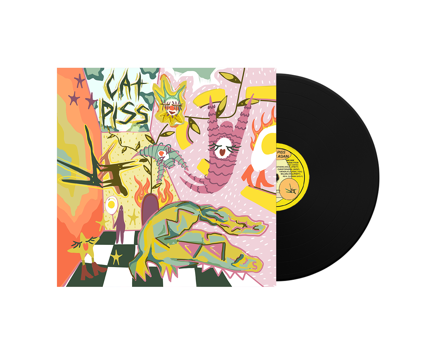 Cat Piss - "Cat Piss Rides Again" 12" Vinyl