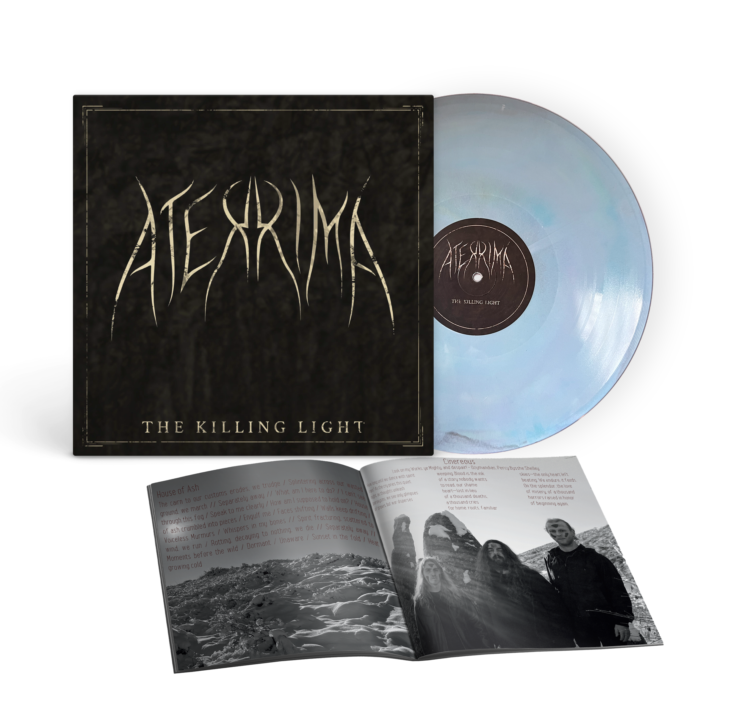 Aterrima - "The Killing Light" Colored Vinyl and Booklet