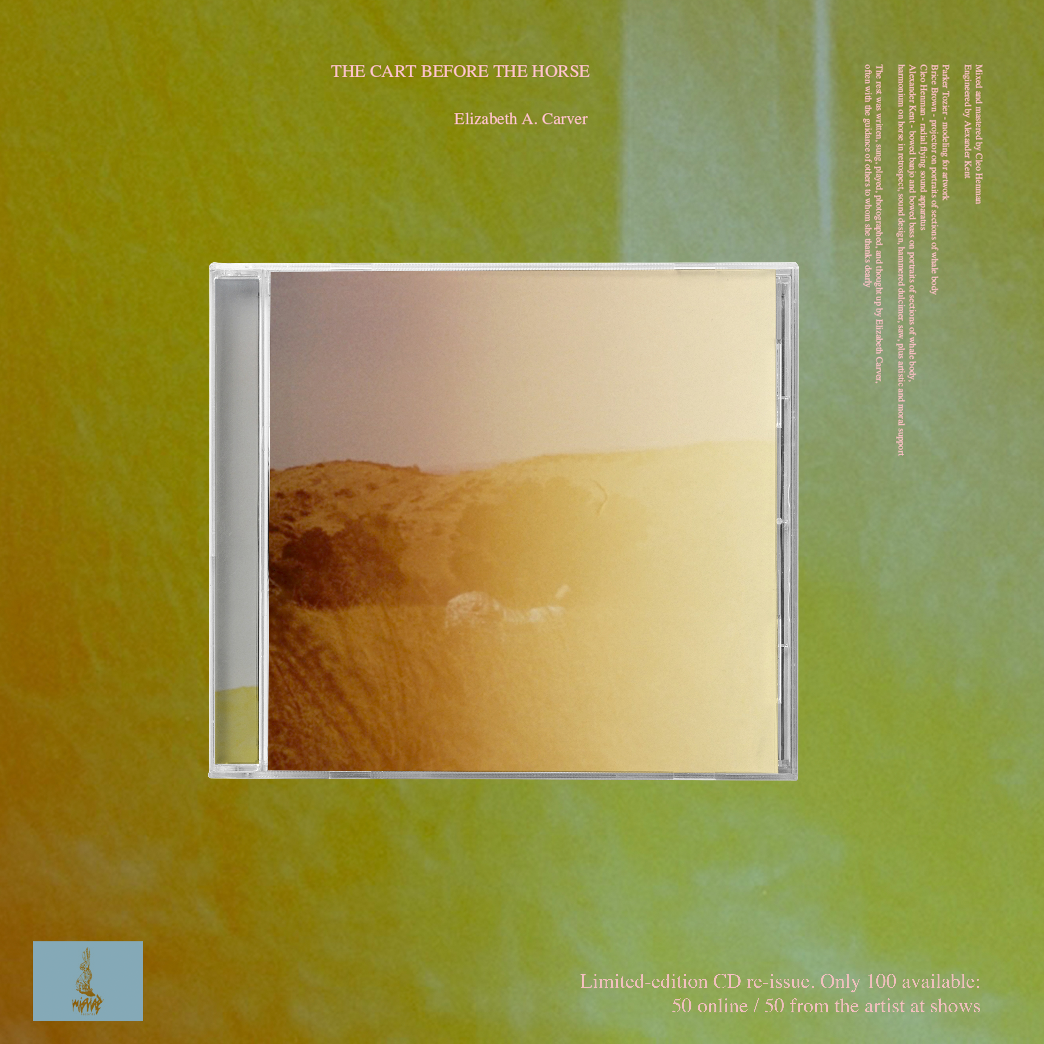 Elizabeth A. Carver - "The Cart Before the Horse" CD (Pre-Order)